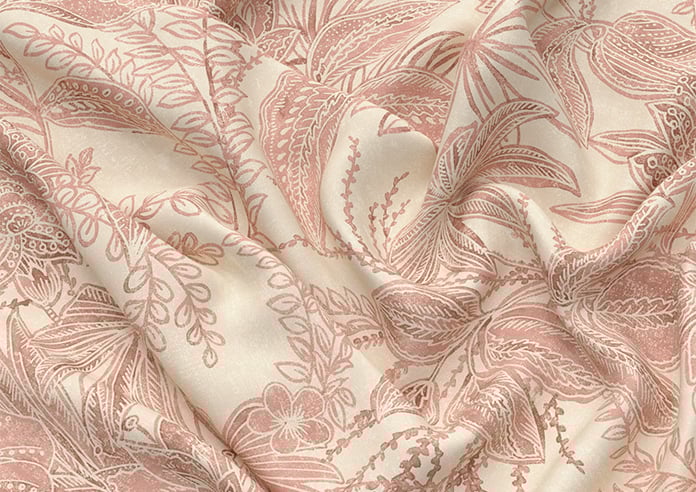 Maui, Seashell Pink - Motorised Roman Blind - Image 4